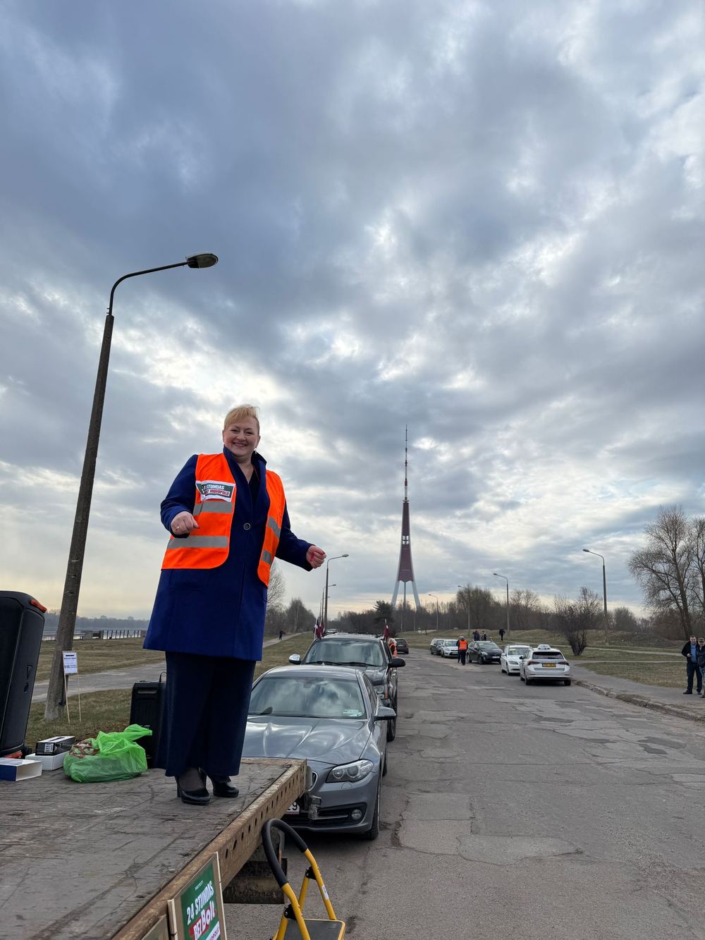 Пресс-конференция после протеста